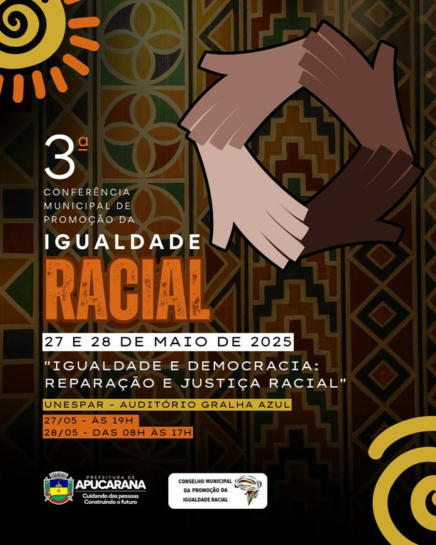 Imagem do evento 3ª Conferência Municipal de Promoção da Igualdade Racial